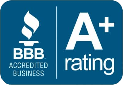 BBB Accredited Business with A+ rating logo